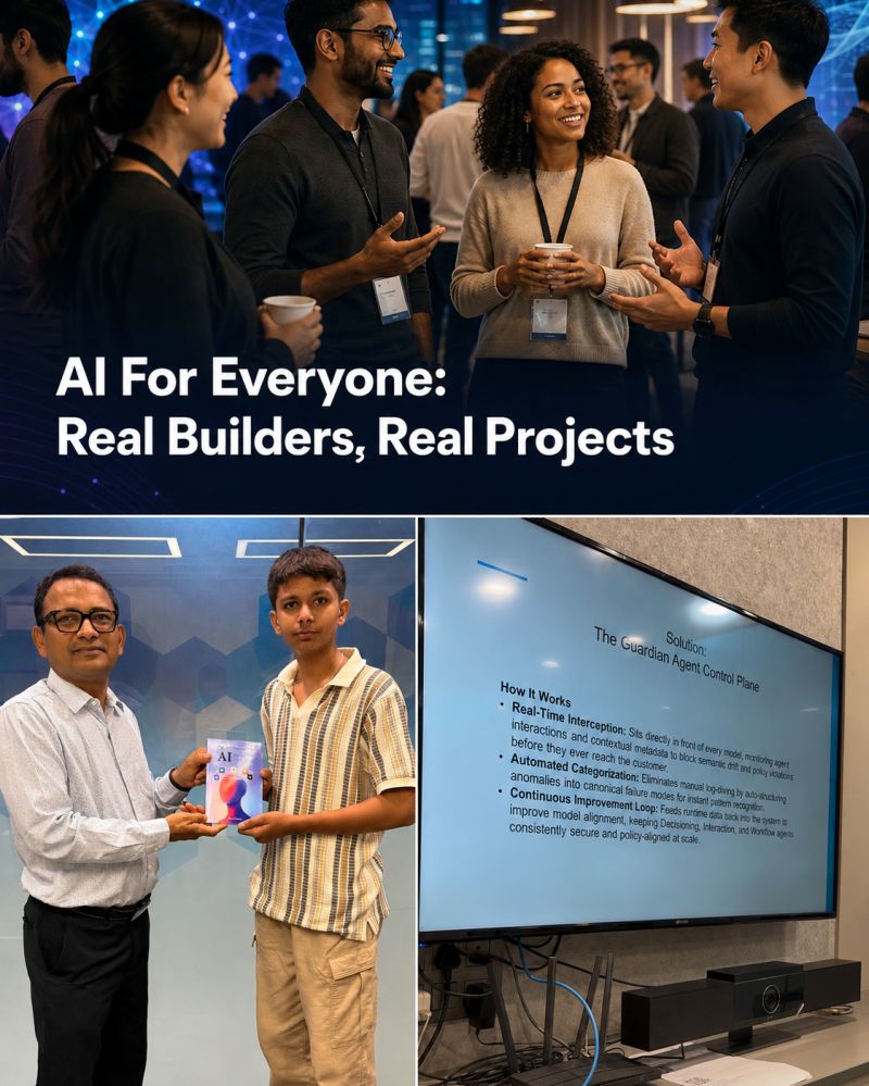 Speakers and attendees at AI For Everyone: Real Builders, Real Projects, Pune
